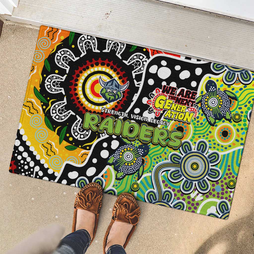 Raiders NRL Celebrating 50 Years of Naidoc Rubber Doormat NAIDOC Week 2025 Aboriginal