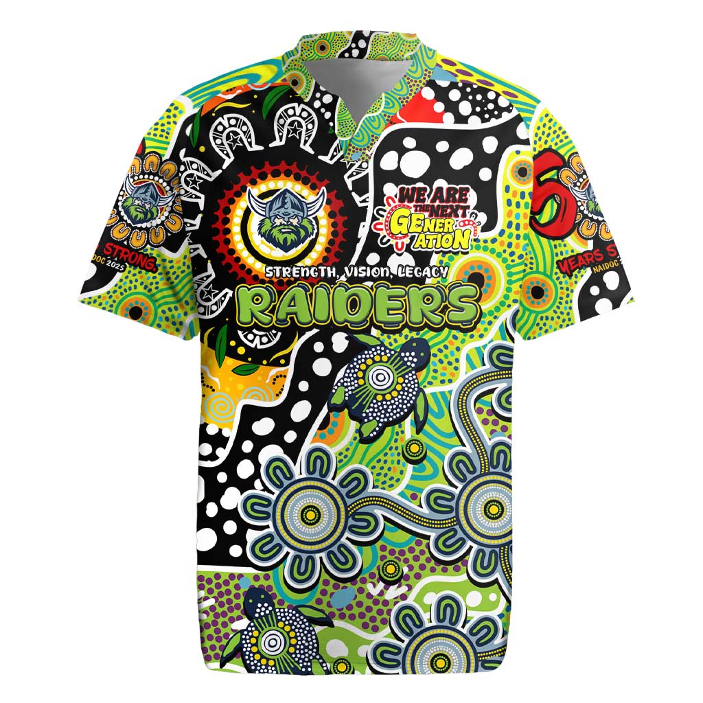 Personalised Raiders NRL Celebrating 50 Years of Naidoc Rugby Jersey NAIDOC Week 2025 Aboriginal