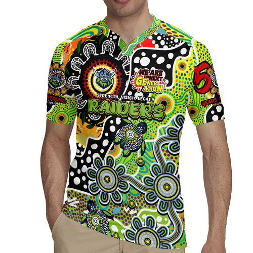 Personalised Raiders NRL Celebrating 50 Years of Naidoc Rugby Jersey NAIDOC Week 2025 Aboriginal