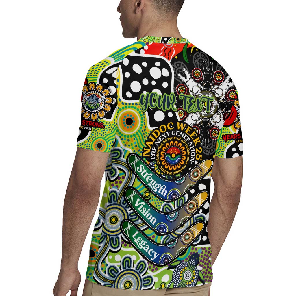 Personalised Raiders NRL Celebrating 50 Years of Naidoc Rugby Jersey NAIDOC Week 2025 Aboriginal