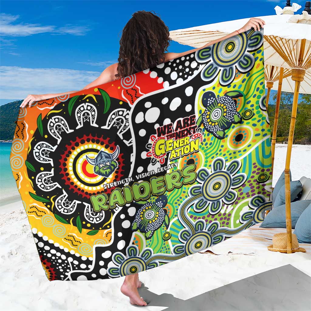 Raiders NRL Celebrating 50 Years of Naidoc Sarong NAIDOC Week 2025 Aboriginal