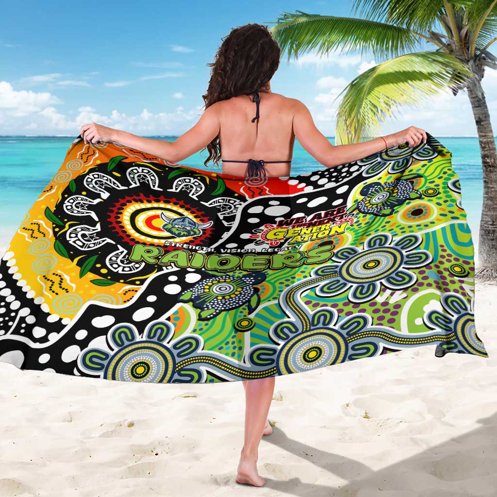 Raiders NRL Celebrating 50 Years of Naidoc Sarong NAIDOC Week 2025 Aboriginal