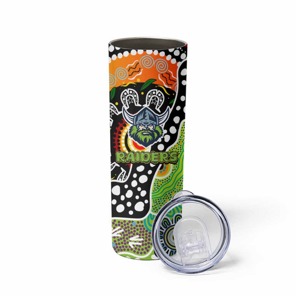 Raiders NRL Celebrating 50 Years of Naidoc Skinny Tumbler NAIDOC Week 2025 Aboriginal