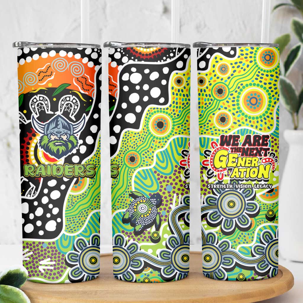 Raiders NRL Celebrating 50 Years of Naidoc Skinny Tumbler NAIDOC Week 2025 Aboriginal