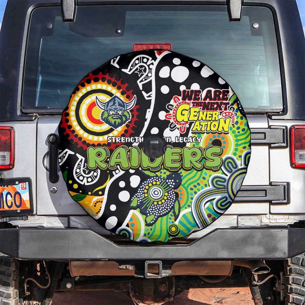 Raiders NRL Celebrating 50 Years of Naidoc Spare Tire Cover NAIDOC Week 2025 Aboriginal