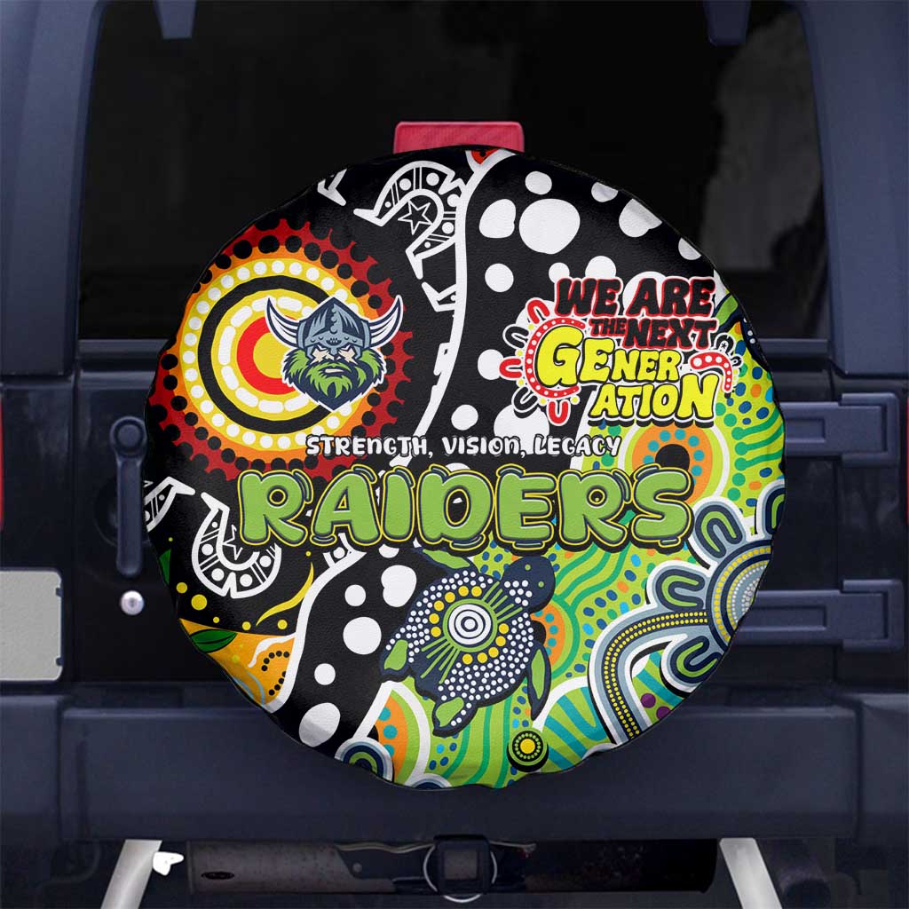 Raiders NRL Celebrating 50 Years of Naidoc Spare Tire Cover NAIDOC Week 2025 Aboriginal