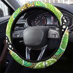 Raiders NRL Celebrating 50 Years of Naidoc Steering Wheel Cover NAIDOC Week 2025 Aboriginal