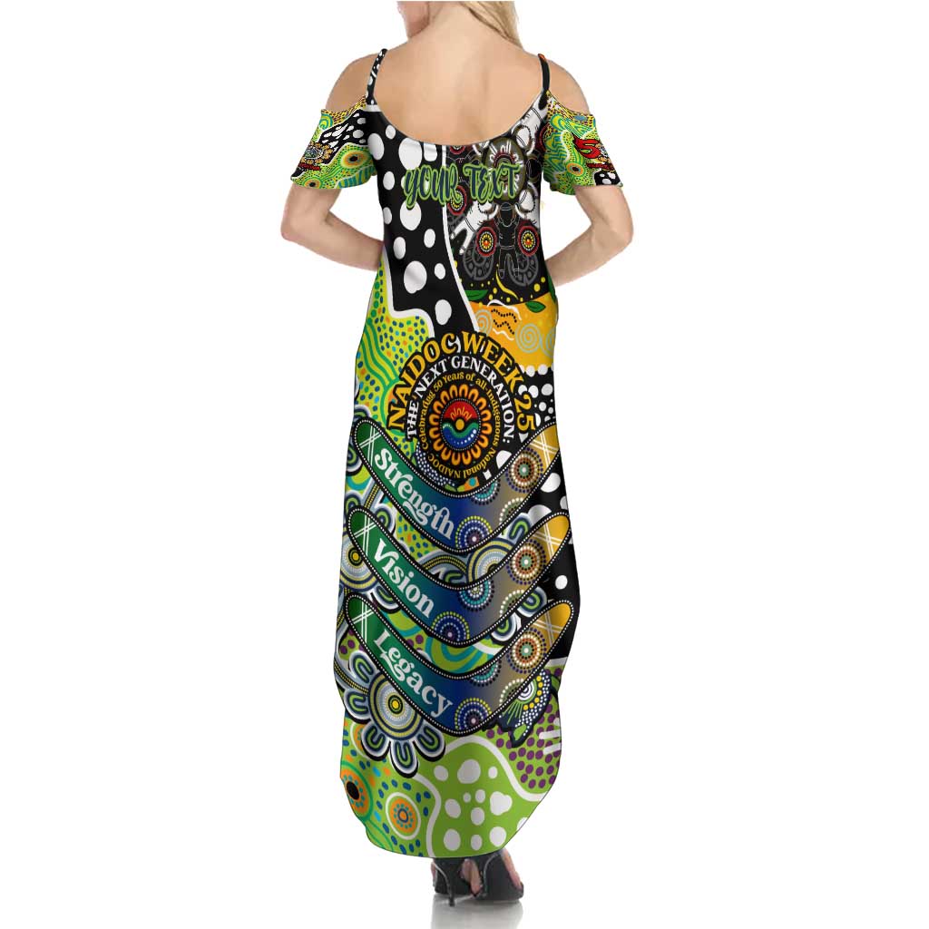 Personalised Raiders NRL Celebrating 50 Years of Naidoc Summer Maxi Dress NAIDOC Week 2025 Aboriginal
