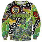 Personalised Raiders NRL Celebrating 50 Years of Naidoc Sweatshirt NAIDOC Week 2025 Aboriginal
