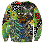 Personalised Raiders NRL Celebrating 50 Years of Naidoc Sweatshirt NAIDOC Week 2025 Aboriginal