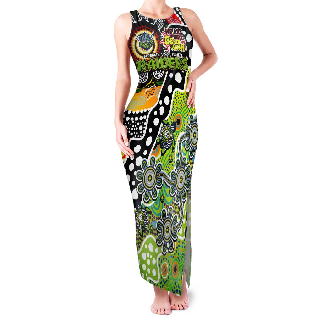 Personalised Raiders NRL Celebrating 50 Years of Naidoc Tank Maxi Dress NAIDOC Week 2025 Aboriginal
