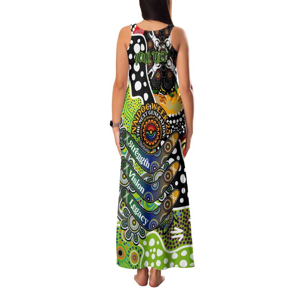 Personalised Raiders NRL Celebrating 50 Years of Naidoc Tank Maxi Dress NAIDOC Week 2025 Aboriginal