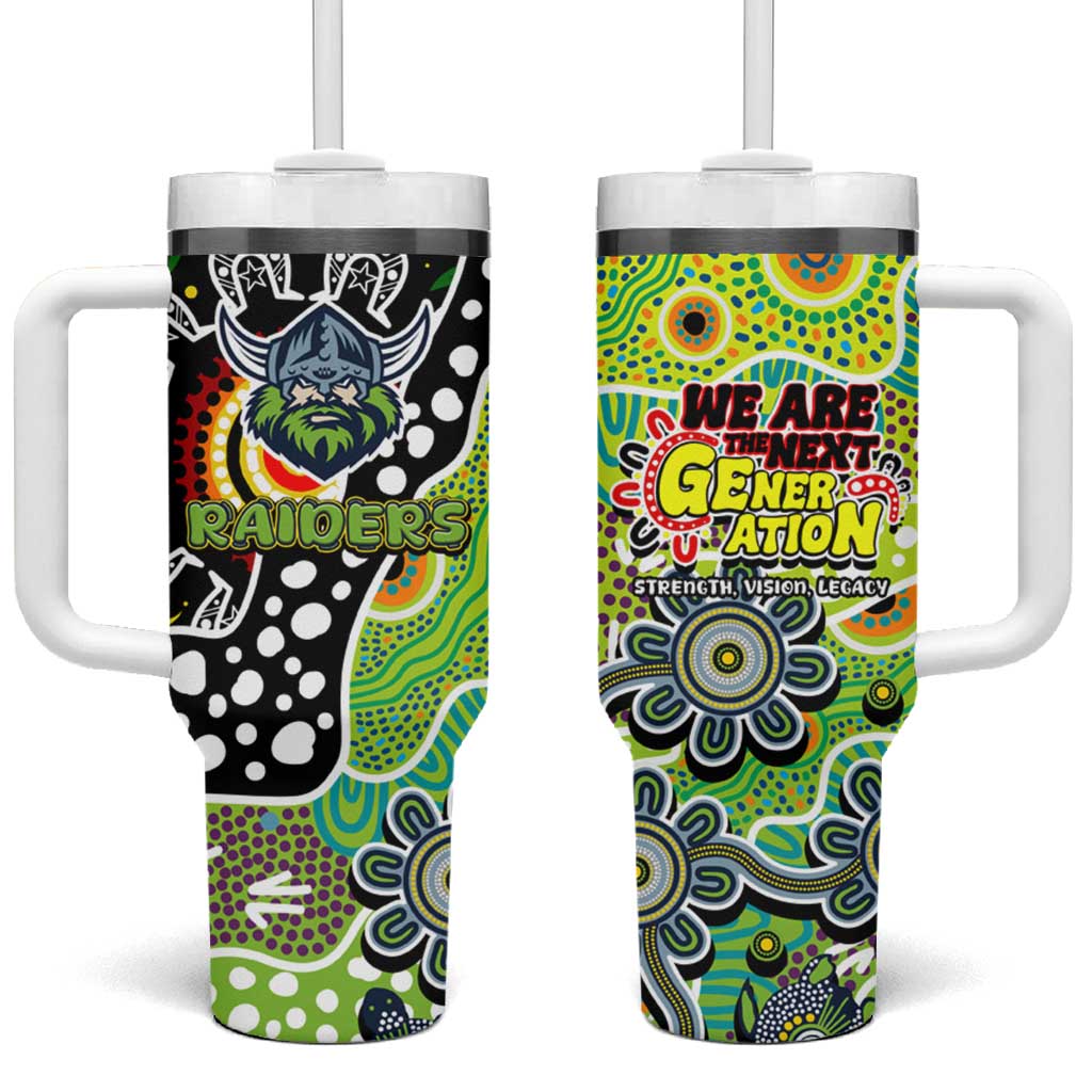 Raiders NRL Celebrating 50 Years of Naidoc Tumbler With Handle NAIDOC Week 2025 Aboriginal