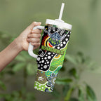 Raiders NRL Celebrating 50 Years of Naidoc Tumbler With Handle NAIDOC Week 2025 Aboriginal