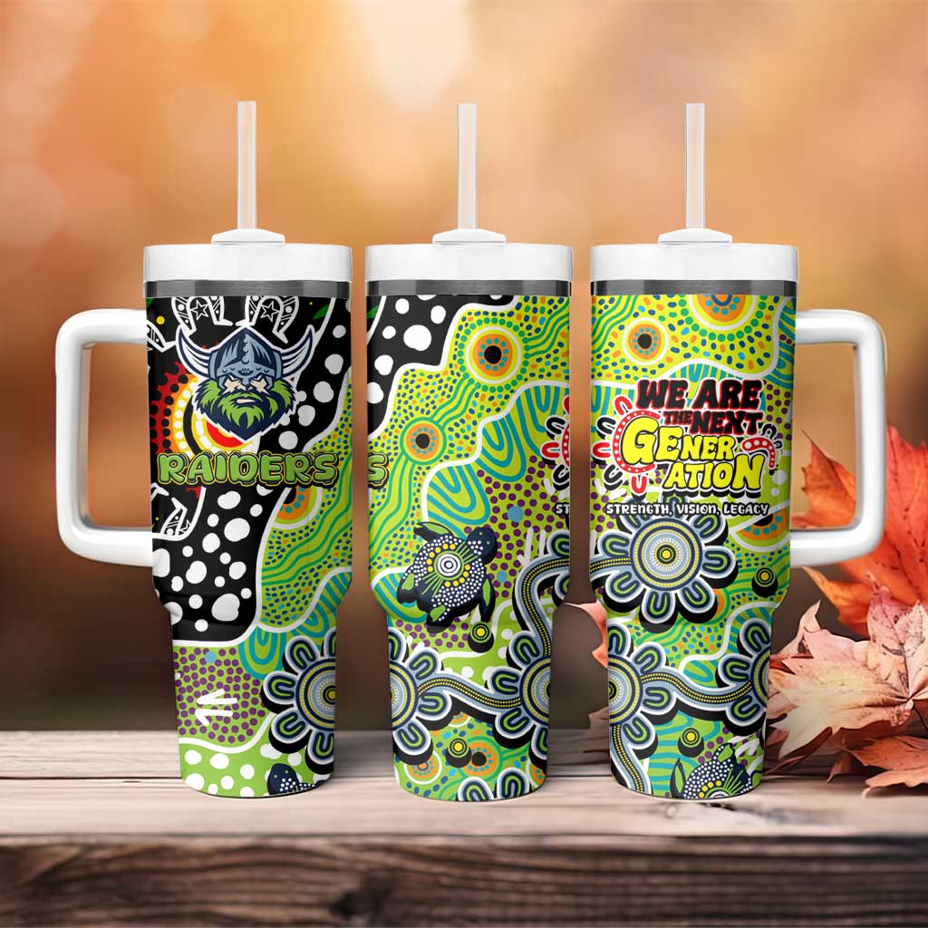 Raiders NRL Celebrating 50 Years of Naidoc Tumbler With Handle NAIDOC Week 2025 Aboriginal