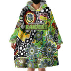 Personalised Raiders NRL Celebrating 50 Years of Naidoc Wearable Blanket Hoodie NAIDOC Week 2025 Aboriginal