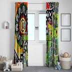 Raiders NRL Celebrating 50 Years of Naidoc Window Curtain NAIDOC Week 2025 Aboriginal