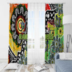 Raiders NRL Celebrating 50 Years of Naidoc Window Curtain NAIDOC Week 2025 Aboriginal