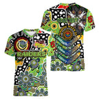 Personalised Raiders NRL Celebrating 50 Years of Naidoc Women V-Neck T-Shirt NAIDOC Week 2025 Aboriginal