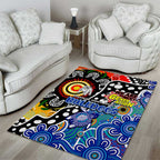 Bulldogs NRL Celebrating 50 Years of Naidoc Area Rug NAIDOC Week 2025 Aboriginal