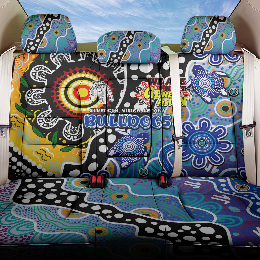 Bulldogs NRL Celebrating 50 Years of Naidoc Back Car Seat Cover NAIDOC Week 2025 Aboriginal