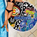 Bulldogs NRL Celebrating 50 Years of Naidoc Beach Blanket NAIDOC Week 2025 Aboriginal