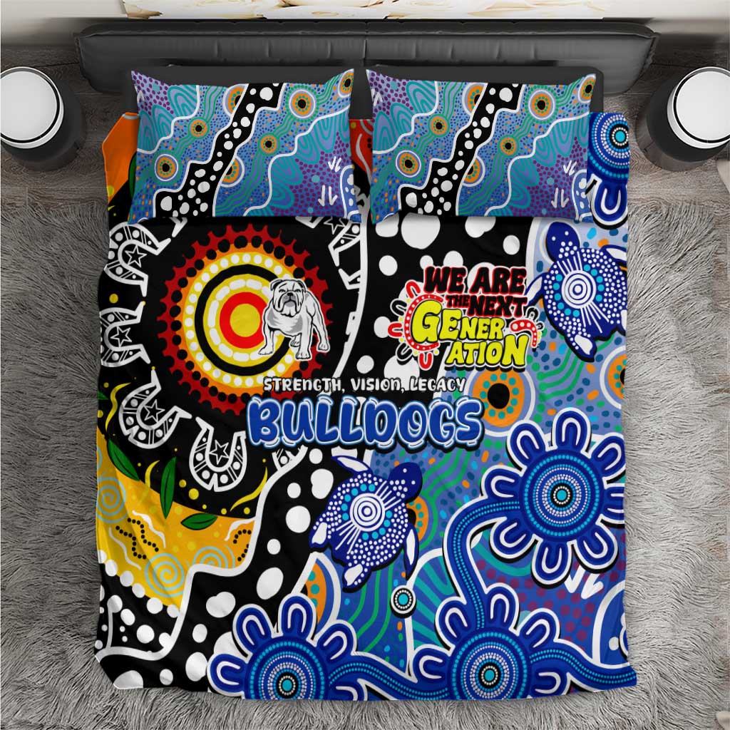 Bulldogs NRL Celebrating 50 Years of Naidoc Bedding Set NAIDOC Week 2025 Aboriginal