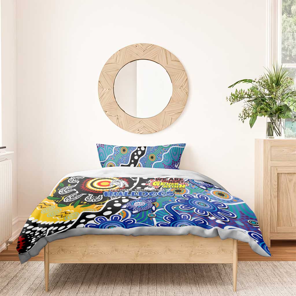 Bulldogs NRL Celebrating 50 Years of Naidoc Bedding Set NAIDOC Week 2025 Aboriginal