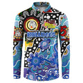 Personalised Bulldogs NRL Celebrating 50 Years of Naidoc Button Sweatshirt NAIDOC Week 2025 Aboriginal