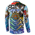 Personalised Bulldogs NRL Celebrating 50 Years of Naidoc Button Sweatshirt NAIDOC Week 2025 Aboriginal