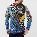 Personalised Bulldogs NRL Celebrating 50 Years of Naidoc Button Sweatshirt NAIDOC Week 2025 Aboriginal