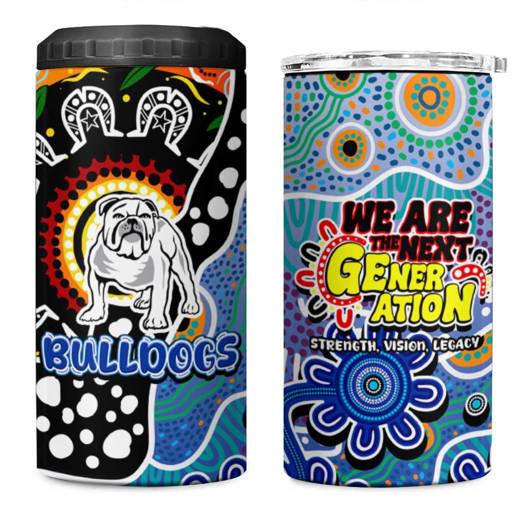 Bulldogs NRL Celebrating 50 Years of Naidoc 4 in 1 Can Cooler Tumbler NAIDOC Week 2025 Aboriginal