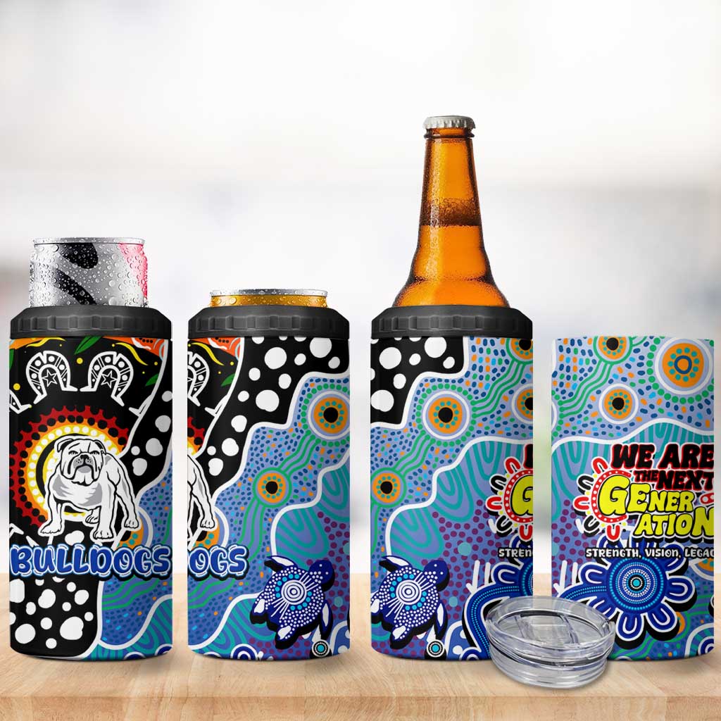 Bulldogs NRL Celebrating 50 Years of Naidoc 4 in 1 Can Cooler Tumbler NAIDOC Week 2025 Aboriginal