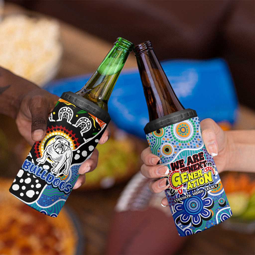 Bulldogs NRL Celebrating 50 Years of Naidoc 4 in 1 Can Cooler Tumbler NAIDOC Week 2025 Aboriginal