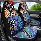Bulldogs NRL Celebrating 50 Years of Naidoc Car Seat Cover NAIDOC Week 2025 Aboriginal