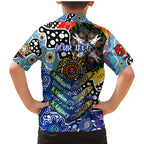 Personalised Bulldogs NRL Celebrating 50 Years of Naidoc Family Matching Mermaid Dress and Hawaiian Shirt NAIDOC Week 2025 Aboriginal