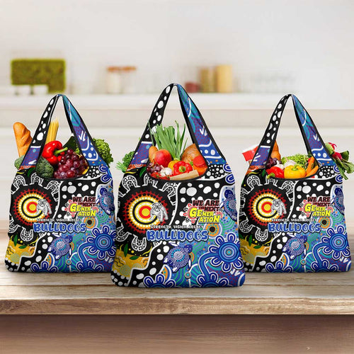 Bulldogs NRL Celebrating 50 Years of Naidoc Grocery Bag NAIDOC Week 2025 Aboriginal