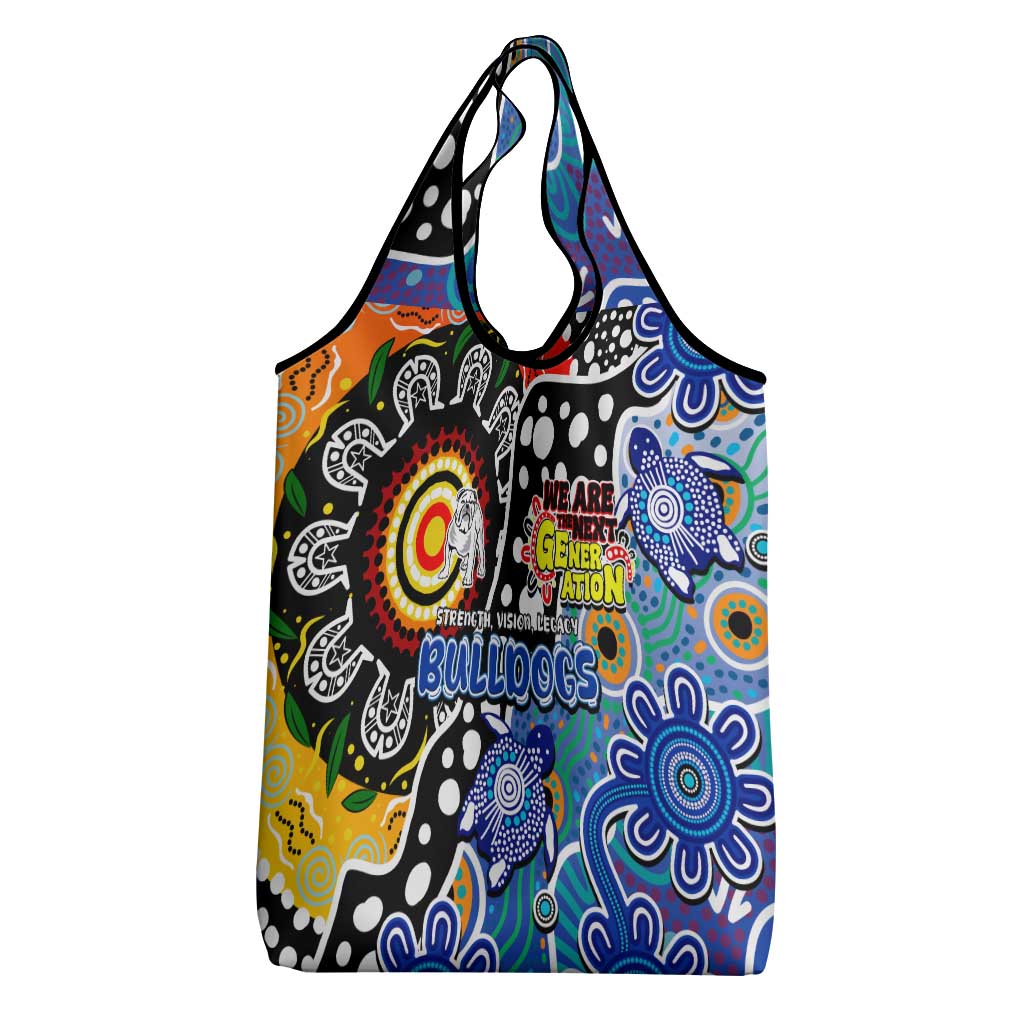 Bulldogs NRL Celebrating 50 Years of Naidoc Grocery Bag NAIDOC Week 2025 Aboriginal