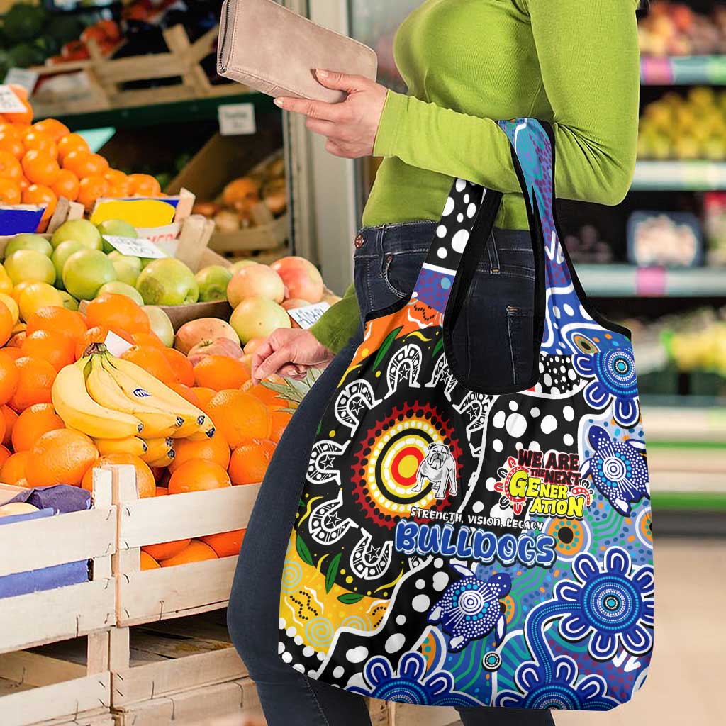 Bulldogs NRL Celebrating 50 Years of Naidoc Grocery Bag NAIDOC Week 2025 Aboriginal