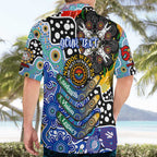 Personalised Bulldogs NRL Celebrating 50 Years of Naidoc Hawaiian Shirt NAIDOC Week 2025 Aboriginal