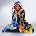 Bulldogs NRL Celebrating 50 Years of Naidoc Hooded Blanket NAIDOC Week 2025 Aboriginal