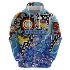 Personalised Bulldogs NRL Celebrating 50 Years of Naidoc Hoodie NAIDOC Week 2025 Aboriginal
