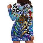 Personalised Bulldogs NRL Celebrating 50 Years of Naidoc Hoodie Dress NAIDOC Week 2025 Aboriginal