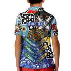 Personalised Bulldogs NRL Celebrating 50 Years of Naidoc Kid Polo Shirt NAIDOC Week 2025 Aboriginal