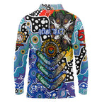 Personalised Bulldogs NRL Celebrating 50 Years of Naidoc Long Sleeve Polo Shirt NAIDOC Week 2025 Aboriginal
