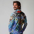 Personalised Bulldogs NRL Celebrating 50 Years of Naidoc Long Sleeve Polo Shirt NAIDOC Week 2025 Aboriginal