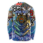 Personalised Bulldogs NRL Celebrating 50 Years of Naidoc Long Sleeve Shirt NAIDOC Week 2025 Aboriginal