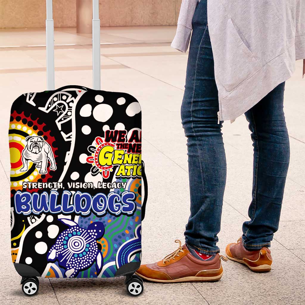 Bulldogs NRL Celebrating 50 Years of Naidoc Luggage Cover NAIDOC Week 2025 Aboriginal