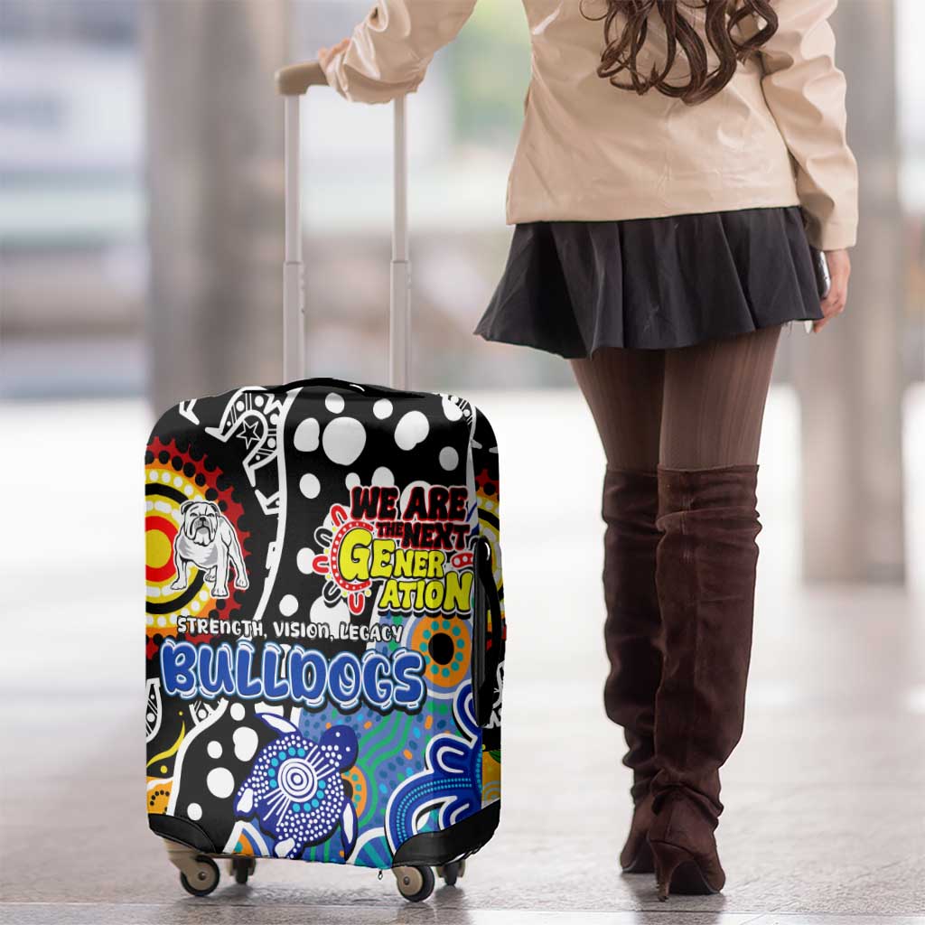 Bulldogs NRL Celebrating 50 Years of Naidoc Luggage Cover NAIDOC Week 2025 Aboriginal