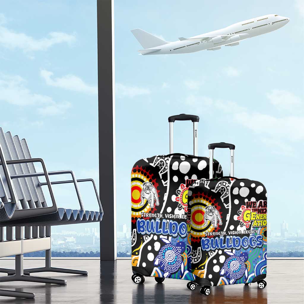 Bulldogs NRL Celebrating 50 Years of Naidoc Luggage Cover NAIDOC Week 2025 Aboriginal